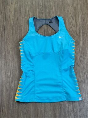 Nike Blue & Yellow Racerback Training Tank